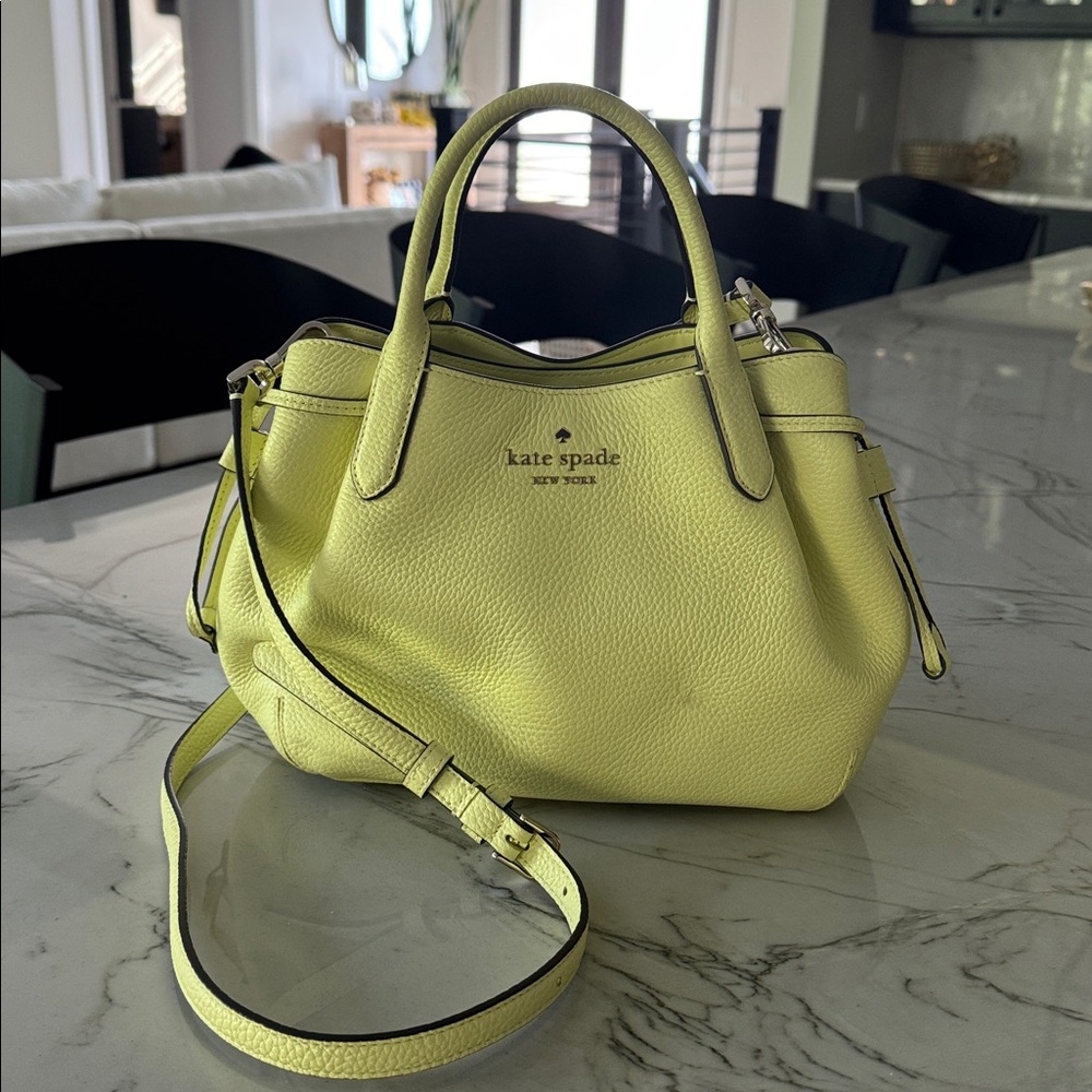 Kate Spade Lemon Dumpling small satchel